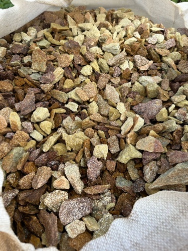 Златолит персиковый декоративная каменная крошка купить в Ульяновске