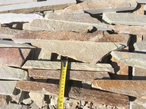 Горбушка златолит золотистый для облицовки купить в Ульяновске