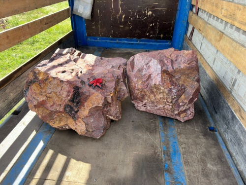 Ландшафтные глыбы красно-фиолетовые 200-1000 килограмм купить в Ульяновске
