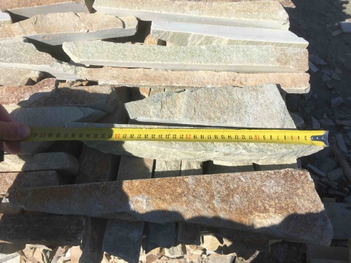 Горбушка златолит золотистый для облицовки купить в Ульяновске