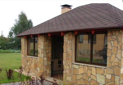 Плитняк златолит жёлтый для фасада 1,5-3 см купить в Ульяновске