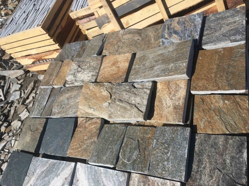 Плитка пилёная златолит Уральский для фасада купить в Ульяновске