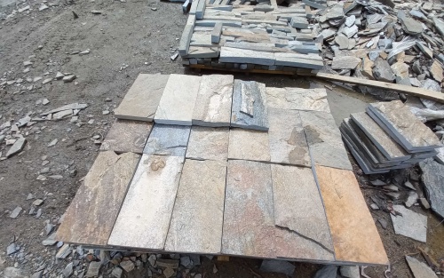 Плитка пилёная златолит Уральский для фасада купить в Ульяновске