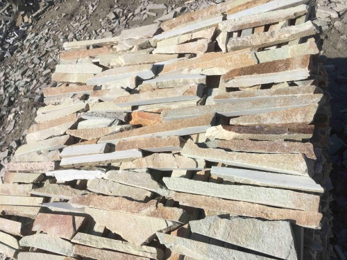 Горбушка златолит золотистый для облицовки купить в Ульяновске