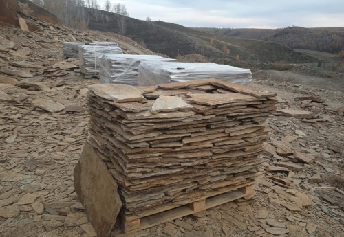 Плитняк кора дерева для цоколя, отмостки купить в Ульяновске