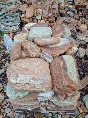 Златолит жёлтый, жёлто-зелёный глыбки и валуны для ланшафтного дизайна купить в Ульяновске