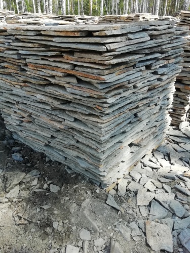 Плитняк златолит Уральский для цоколя, отмостки купить в Ульяновске